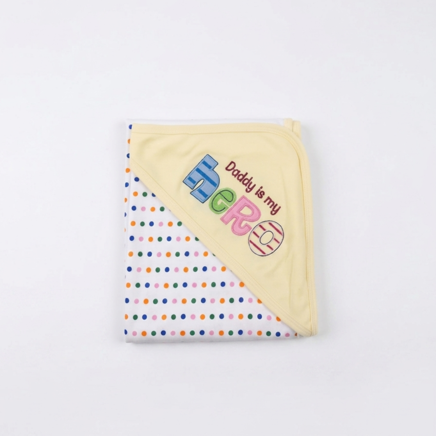 Daddy's Hero Baby Wrapping Sheet