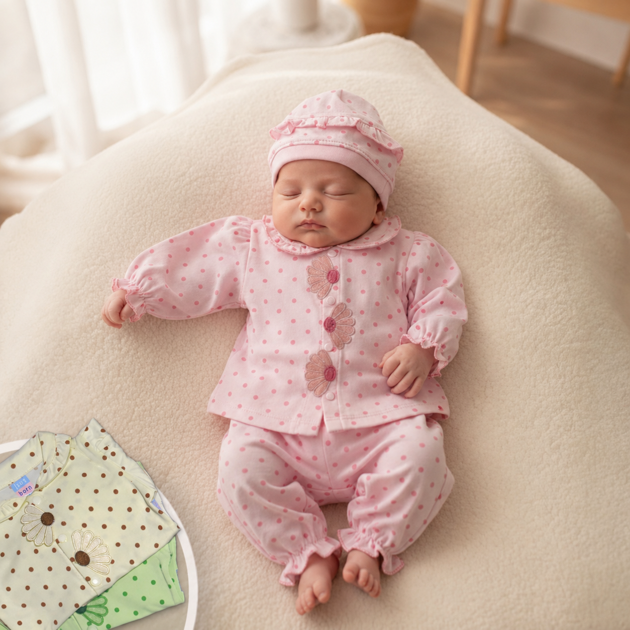 Blossom Dreams Newborn Trouser Set
