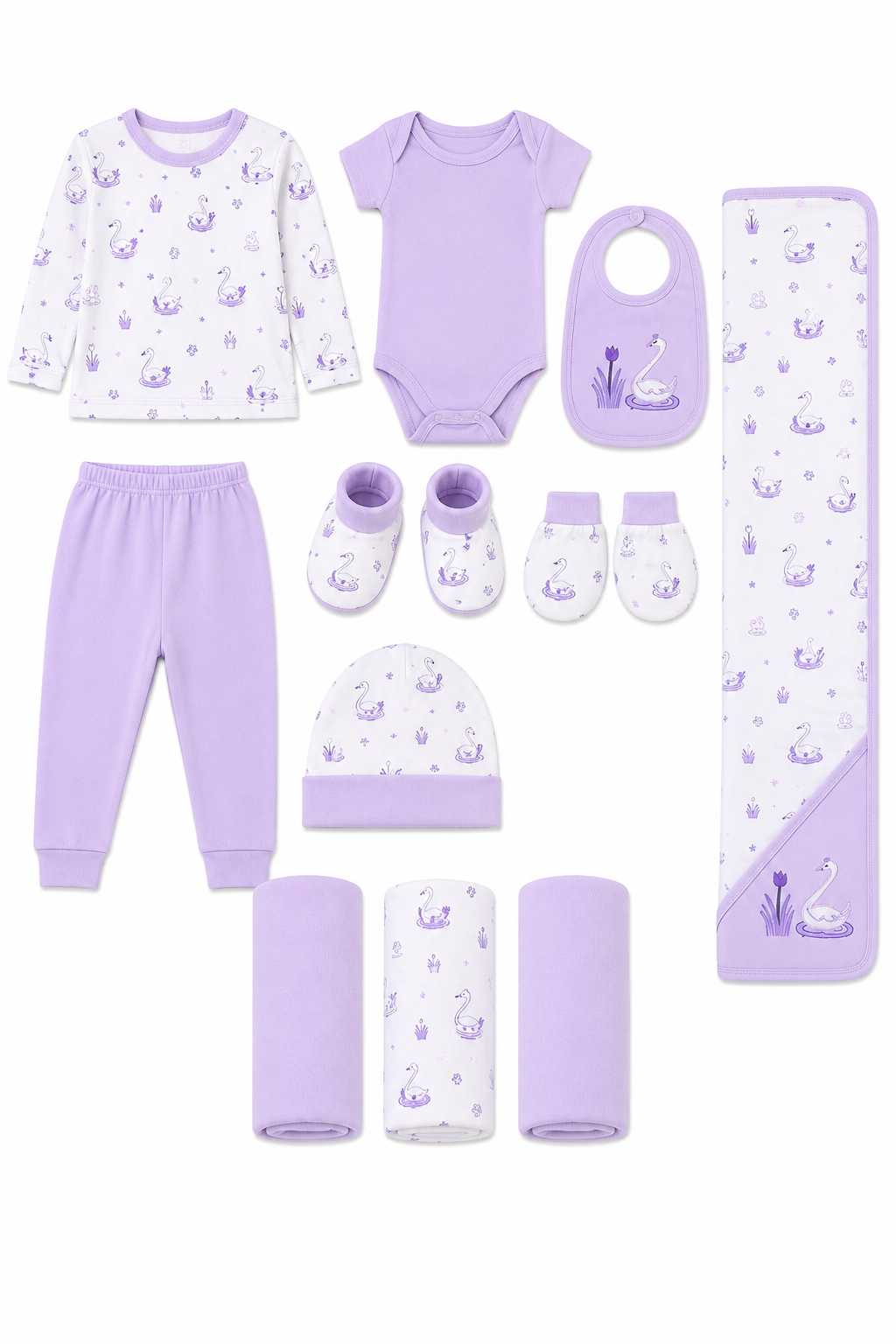 Swan 11-Piece Newborn Starter Set