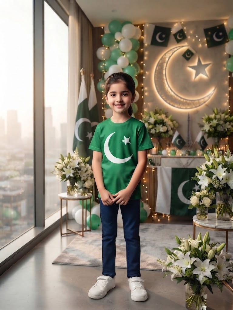 Crescent & Star Independence Day T-Shirt