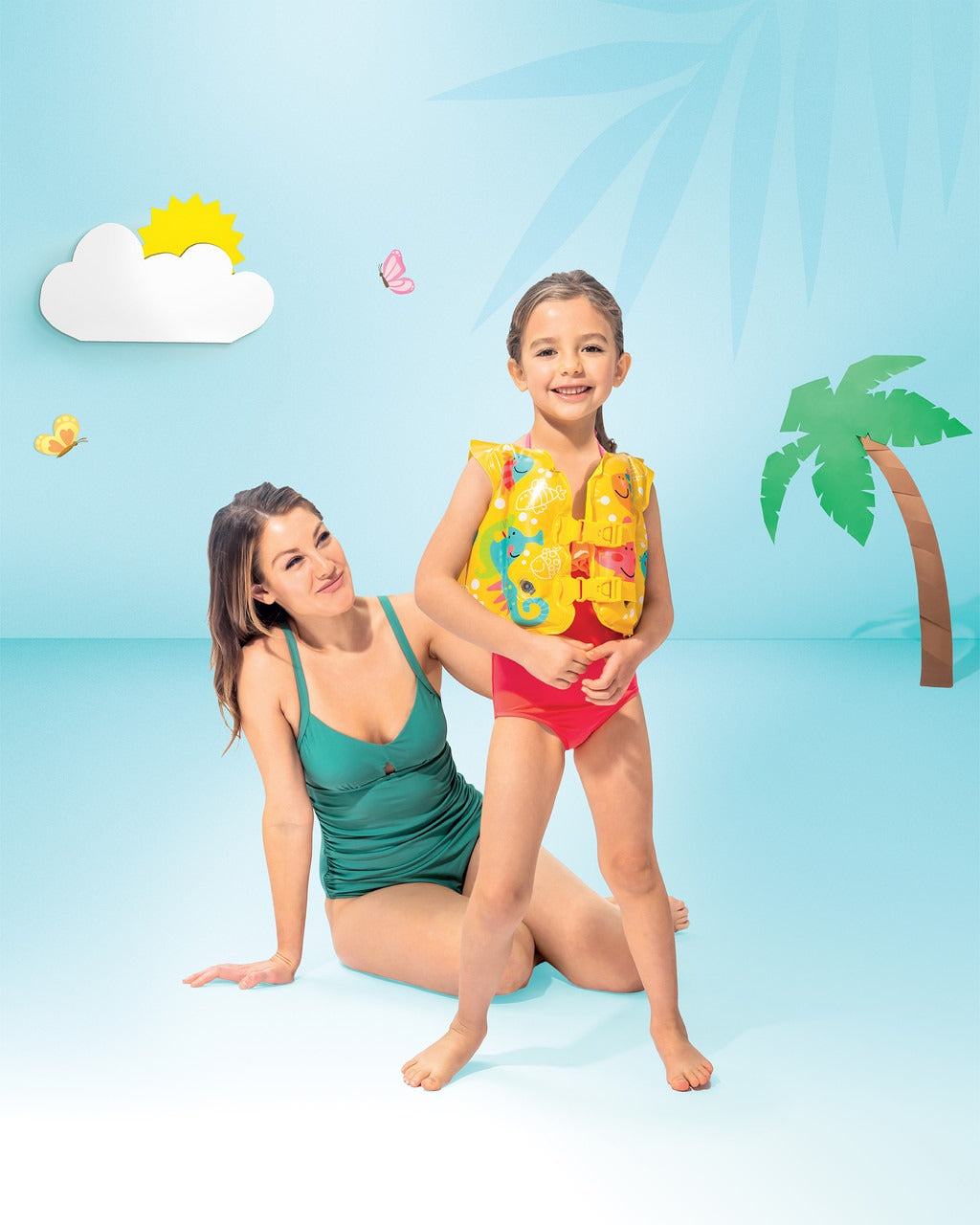 🐠 Tropical Buddies Inflatable Swim Vest
