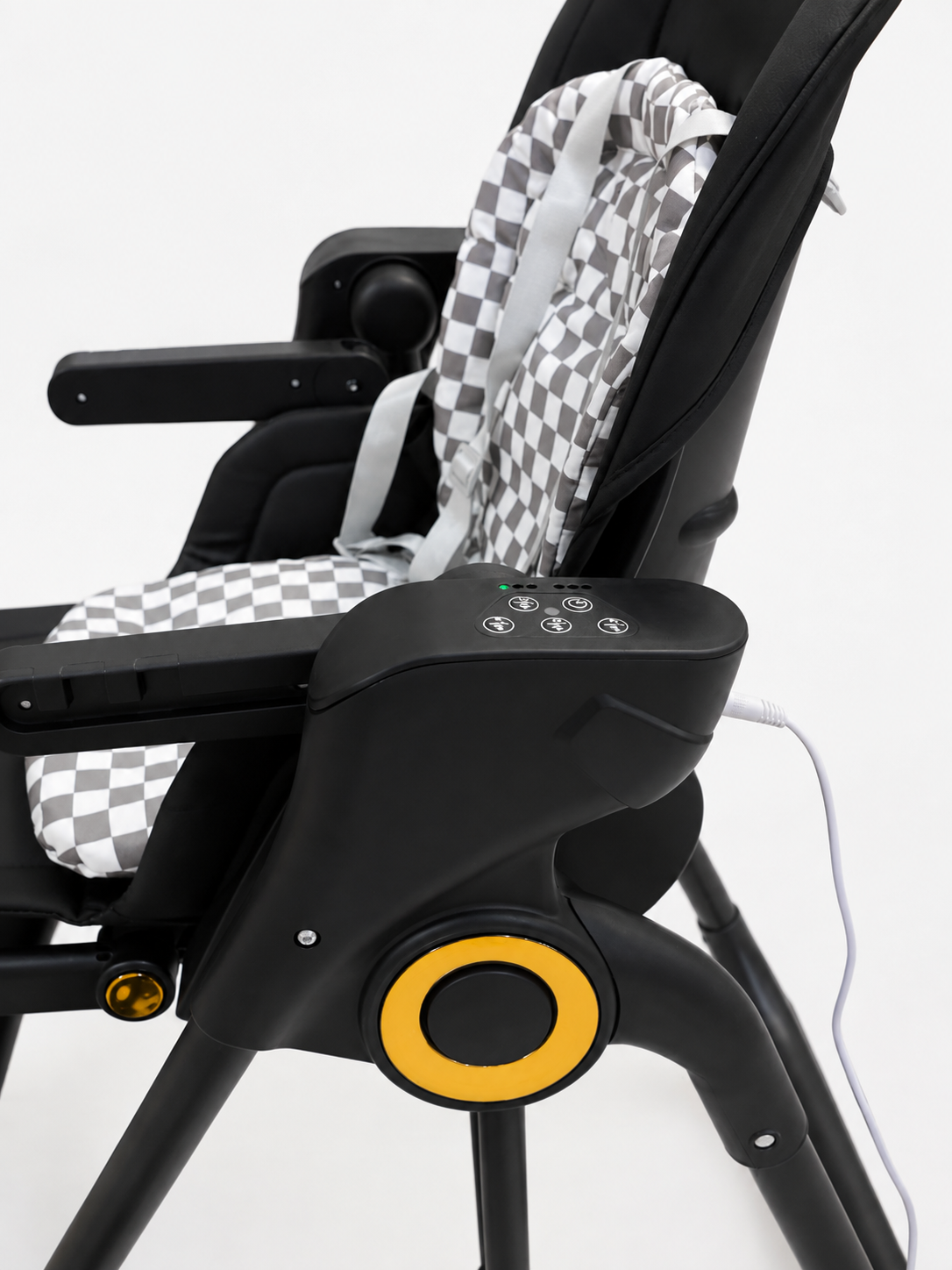 ELECTRIC SWING + HIGH CHAIR JOYOUS JY-018 BLACK