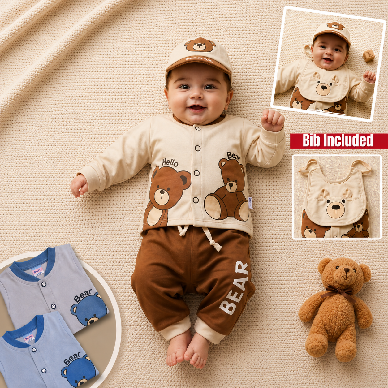 Cuddle Cub Newborn Trouser Set