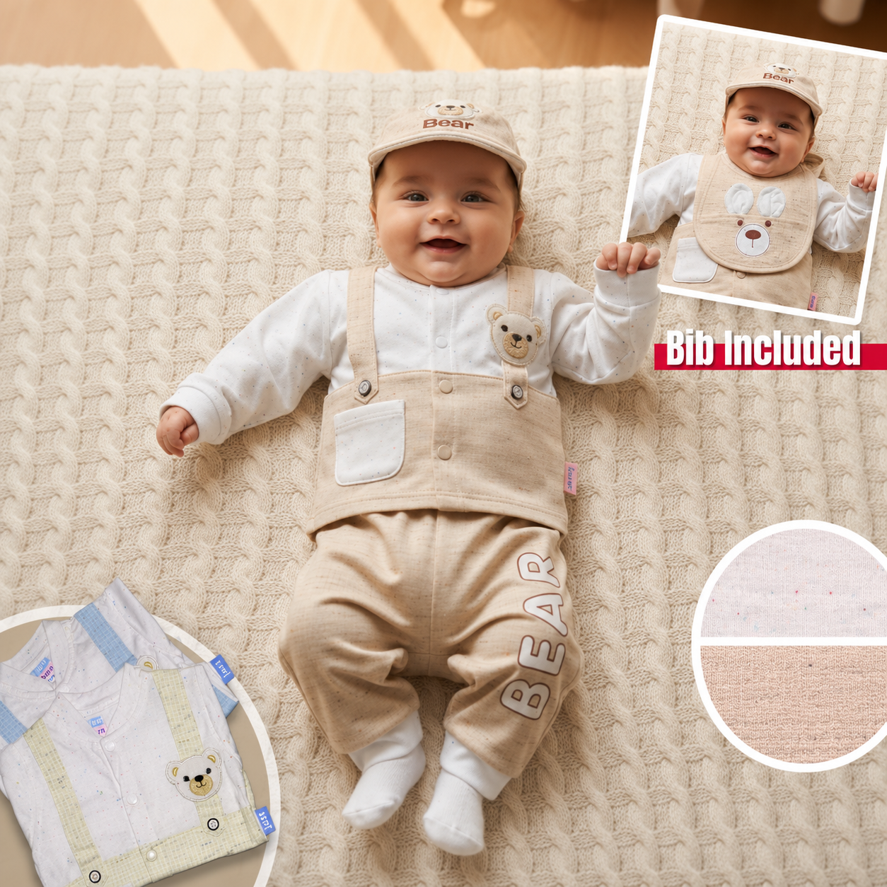 Tiny Explorer Newborn Trouser Set