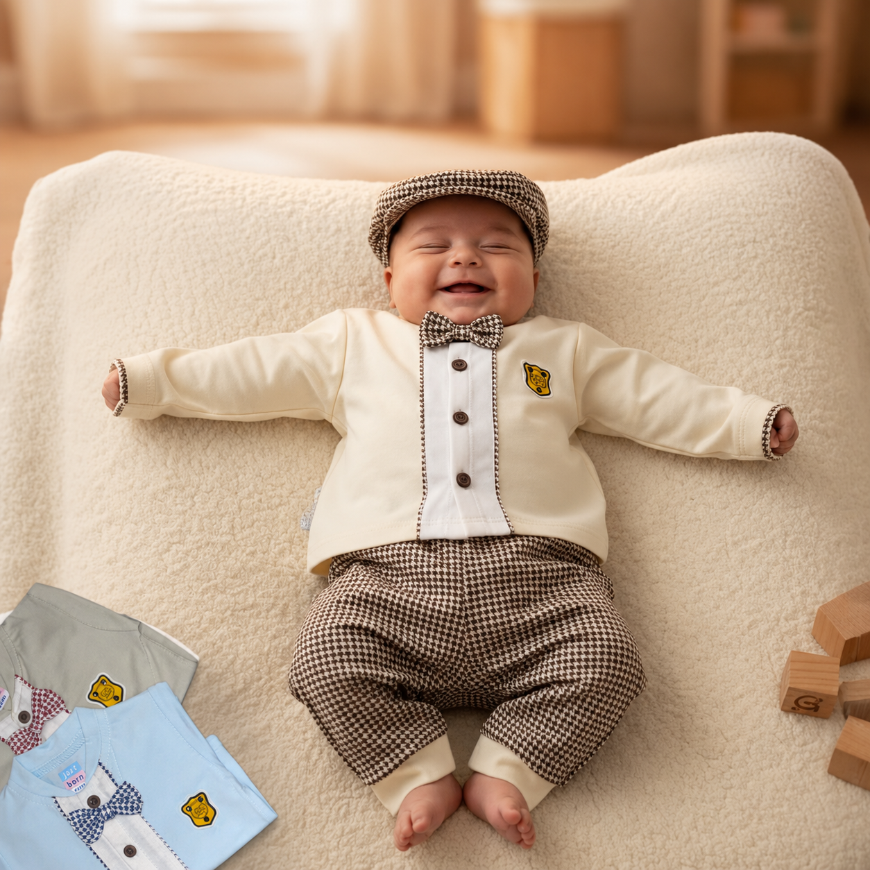 Little Gentleman Newborn Trouser Set
