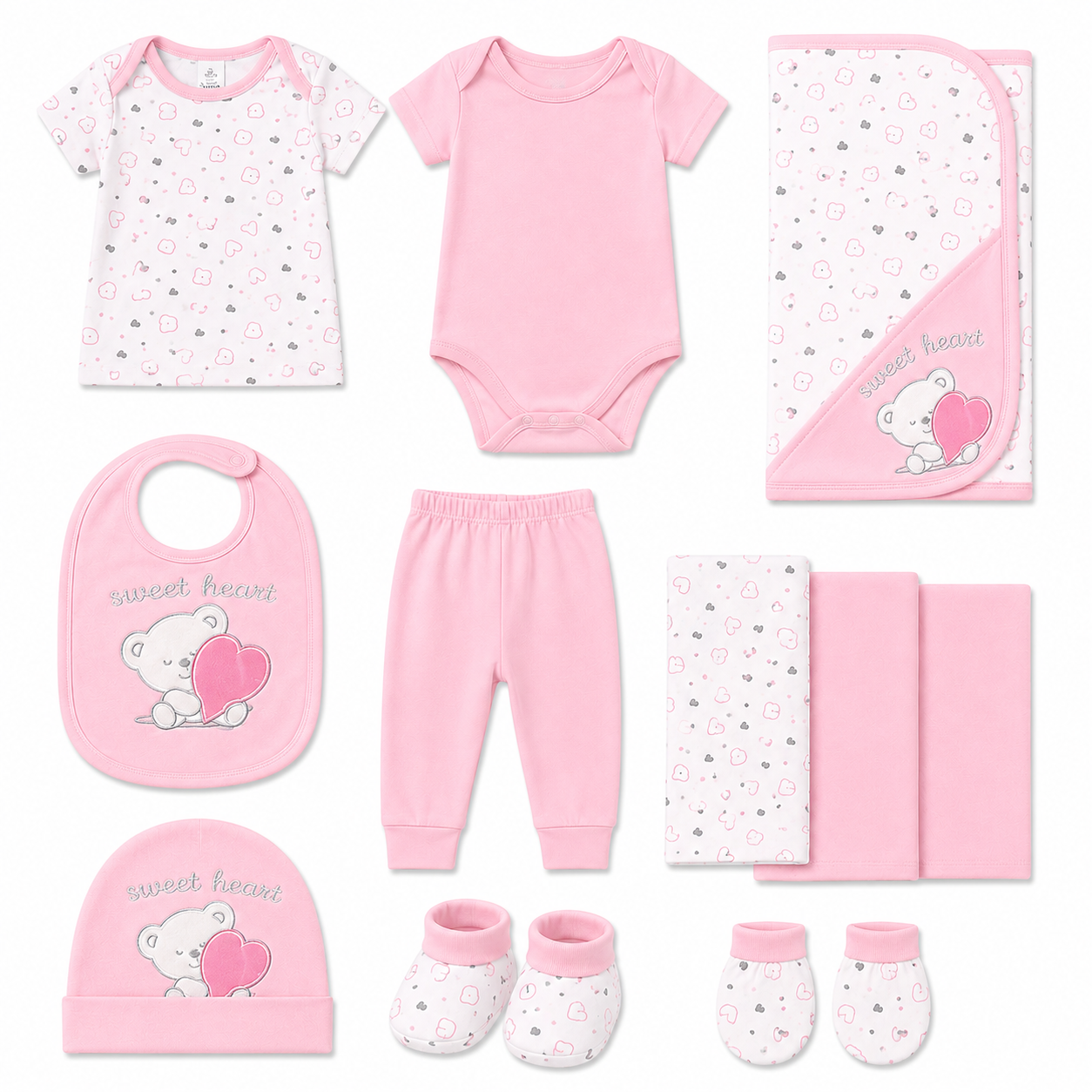 Teddy 11-Piece Newborn Starter Set