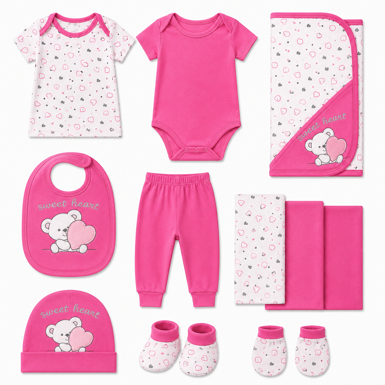 Teddy 11-Piece Newborn Starter Set