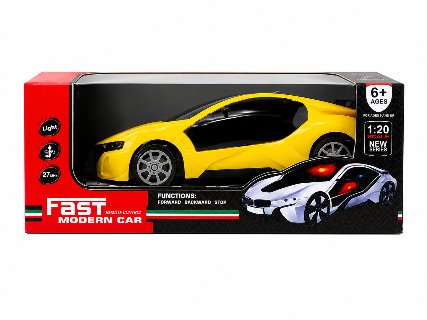 Remote Control Sports Car ( 1:20 Scale )