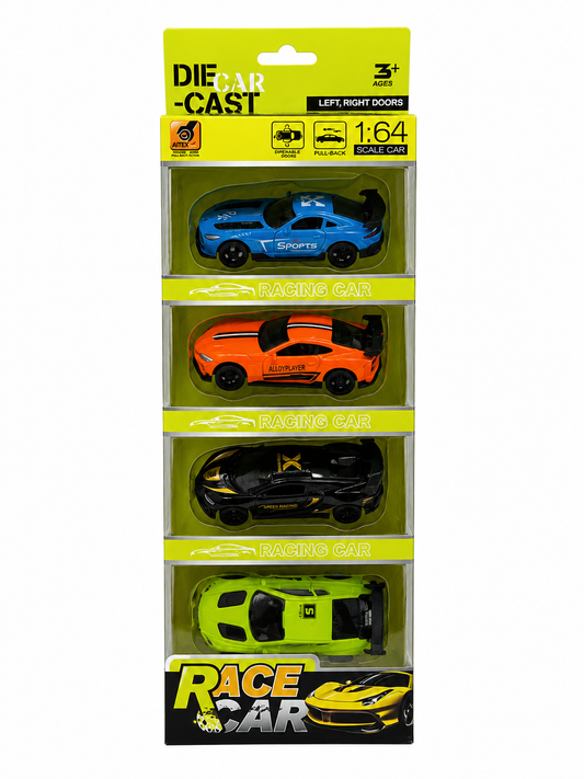 Die-Cast Racing Car Set