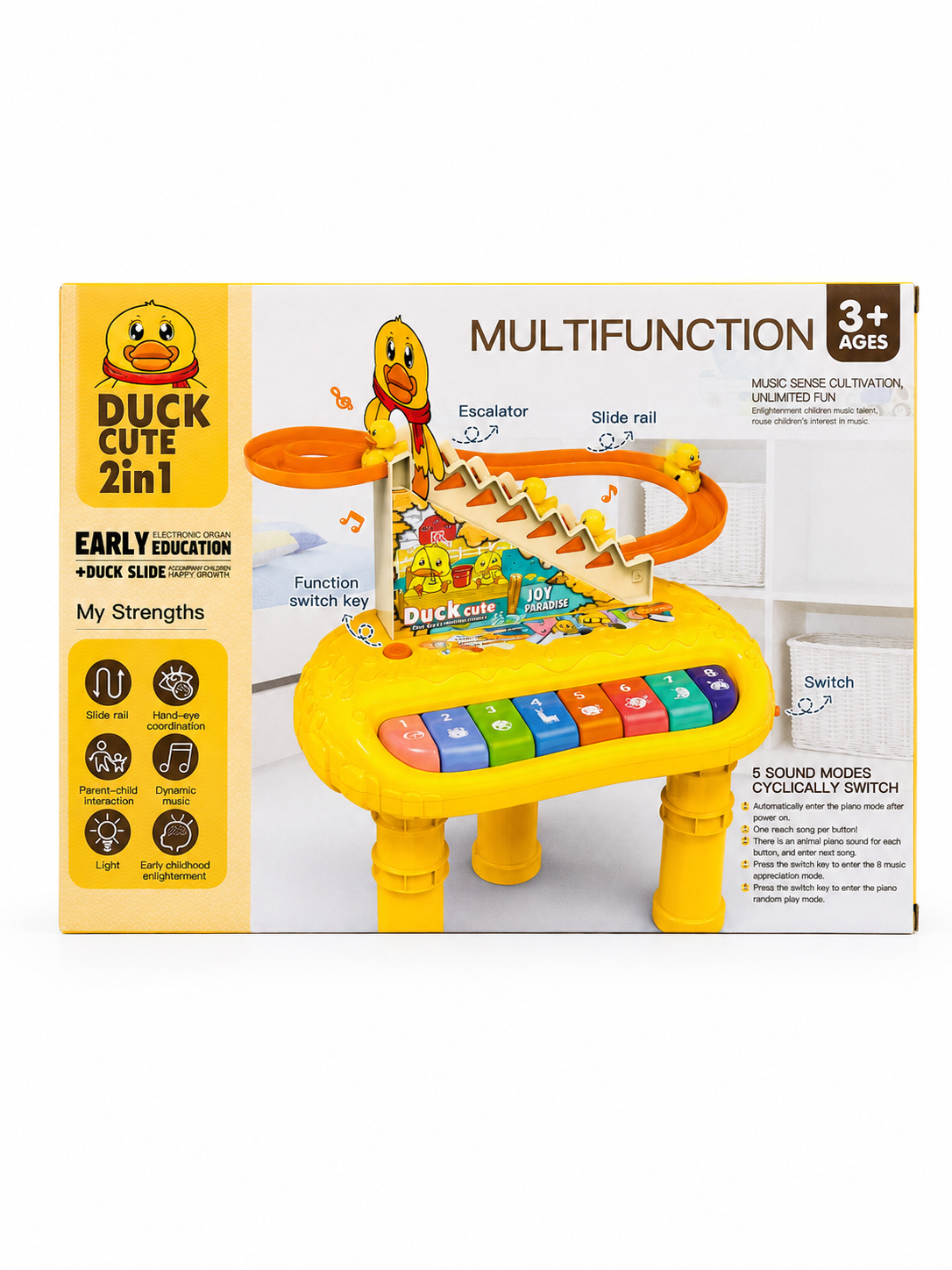 Duck Climbing Stair Musical Piano