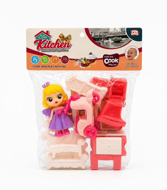Doll & Kitchen Play Set