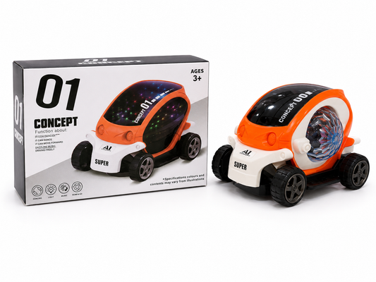 Orbit Flash Bump & Go Musical Car