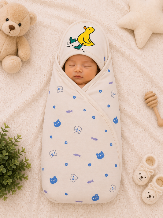 Duckling Baby Wrapping Sheet