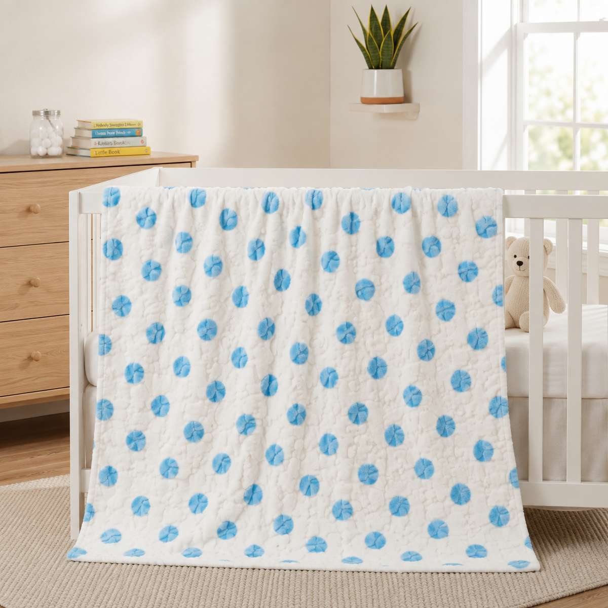 DOT PLUSH BLANKET