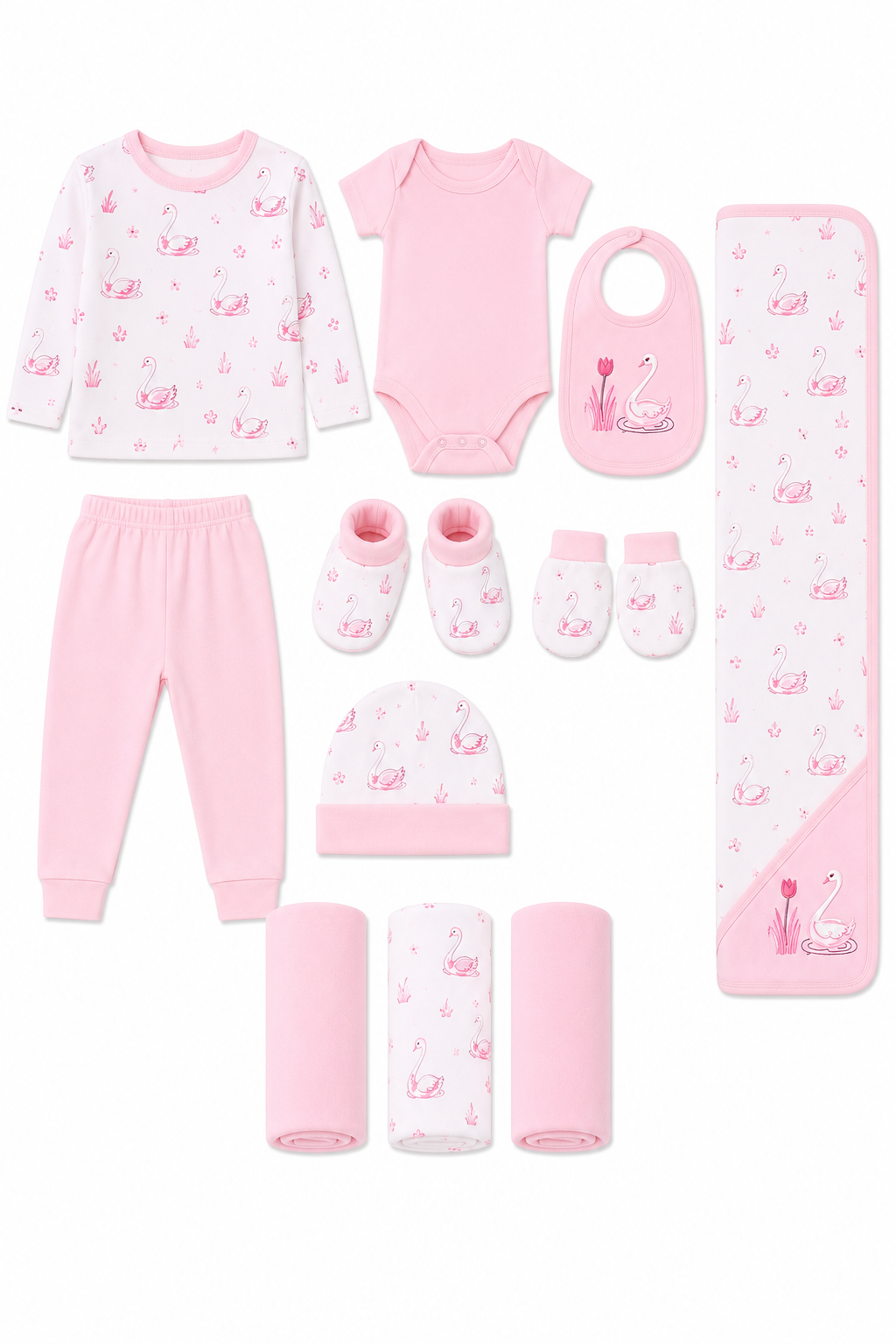 Swan 11-Piece Newborn Starter Set
