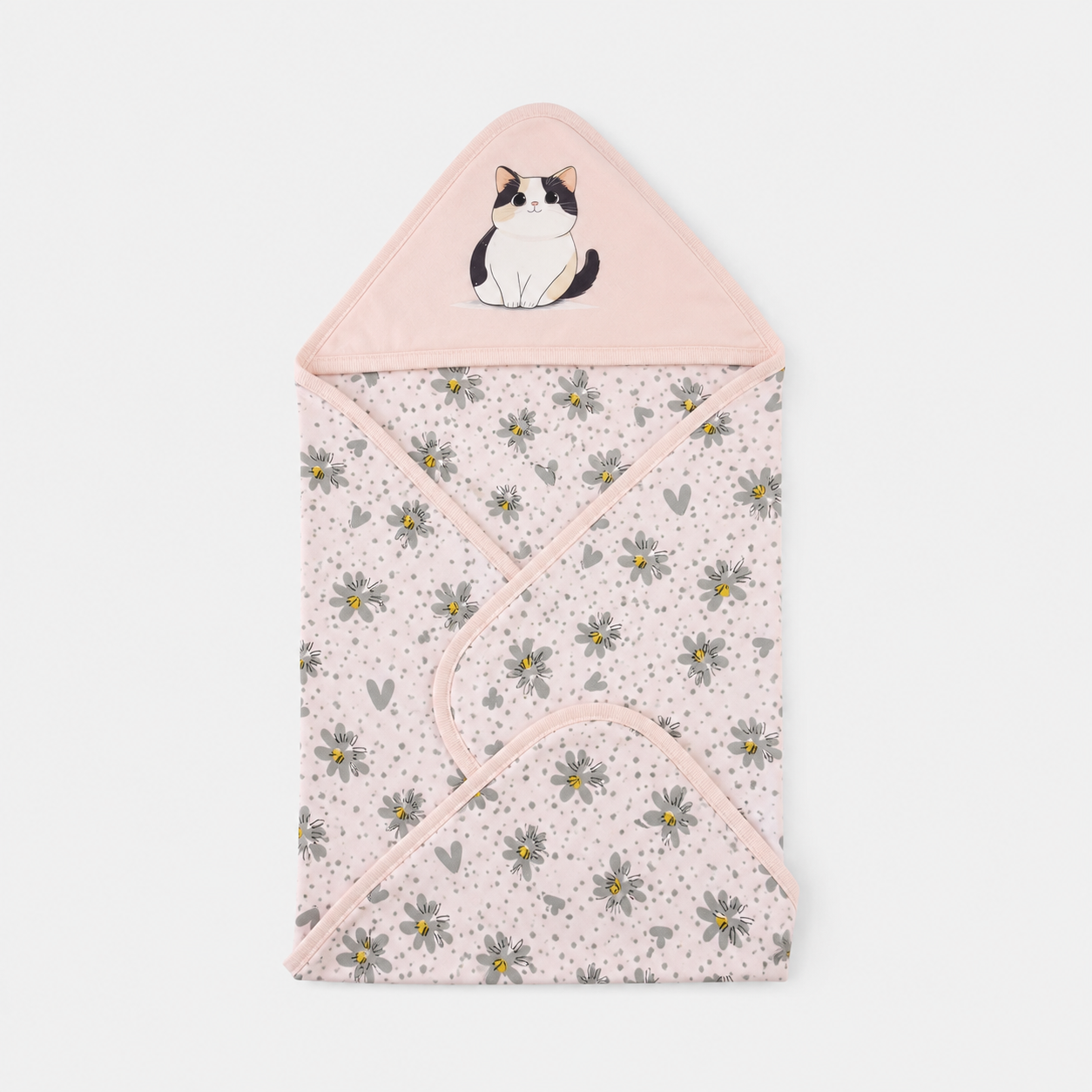 Kitten Cuddles Baby Wrapping Sheet