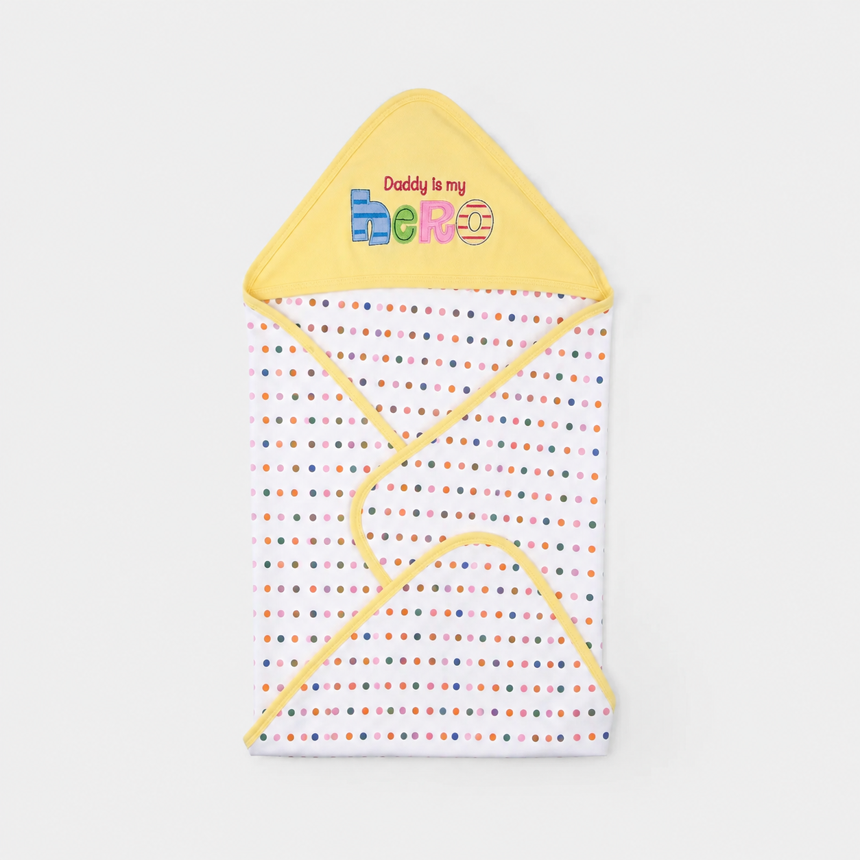 Daddy's Hero Baby Wrapping Sheet