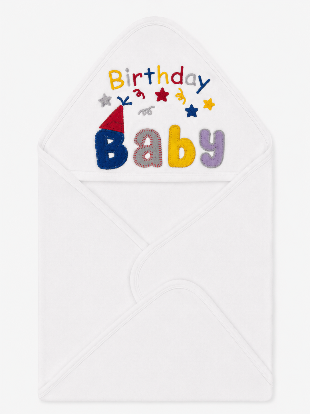 Birthday Snuggle Baby Wrapping Sheet