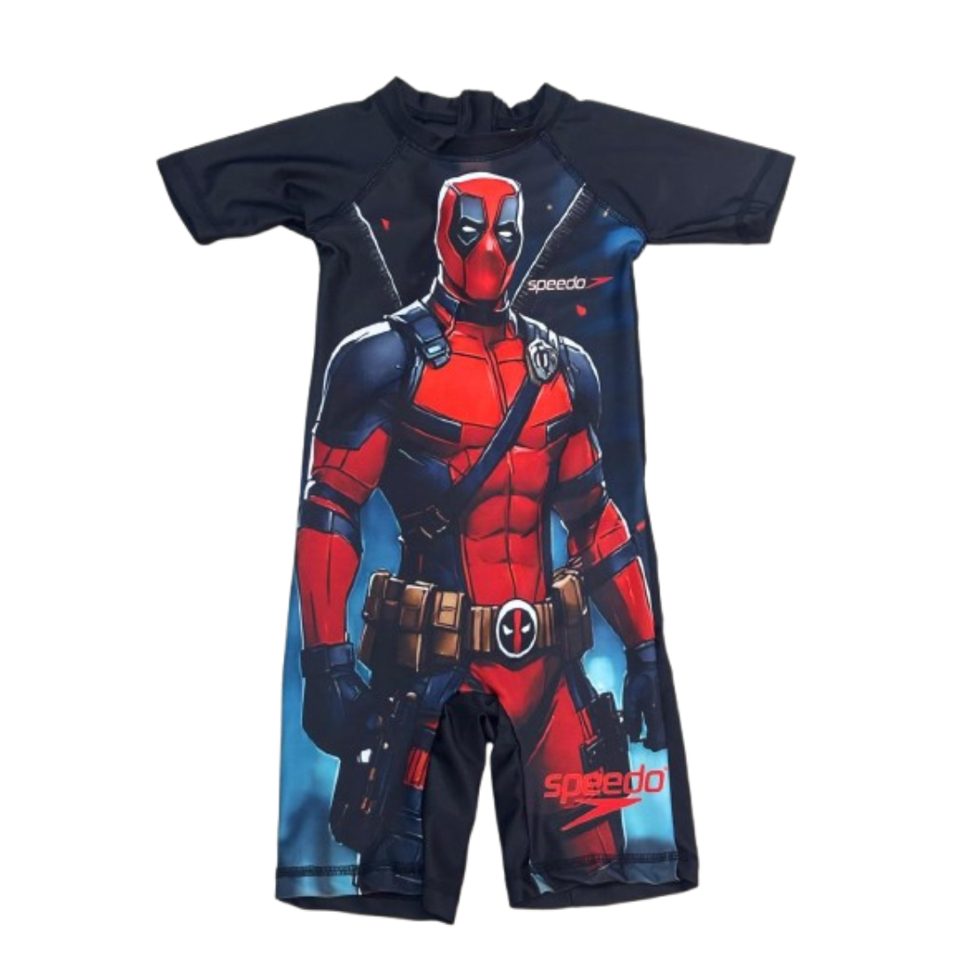 🕷️ Dead Pool Kids One-Piece Swimsuit