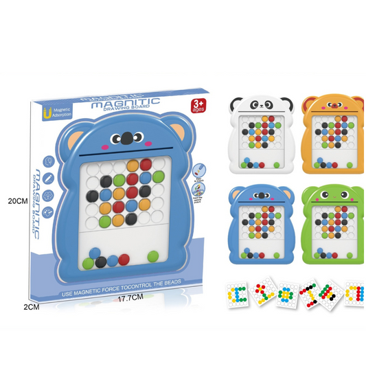 🧲 Animal Friends Magnetic Drawing Pad – Panda, Bear &amp; Frog Edition