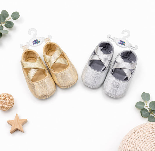 Baby Cross Strap Shoes (0–18 Months)