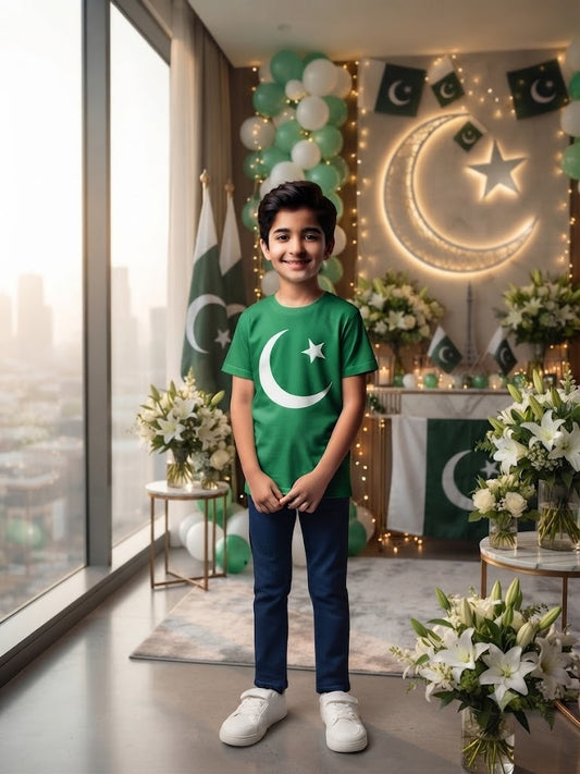 Crescent & Star Independence Day T-Shirt