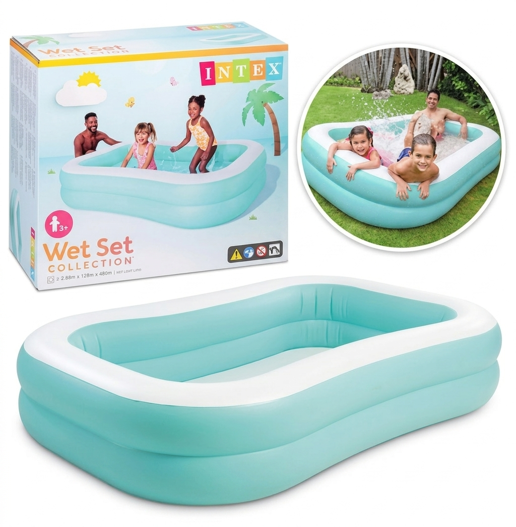 INTEX 90"x 60"x 19" Mandarin Pool Family Swim Center